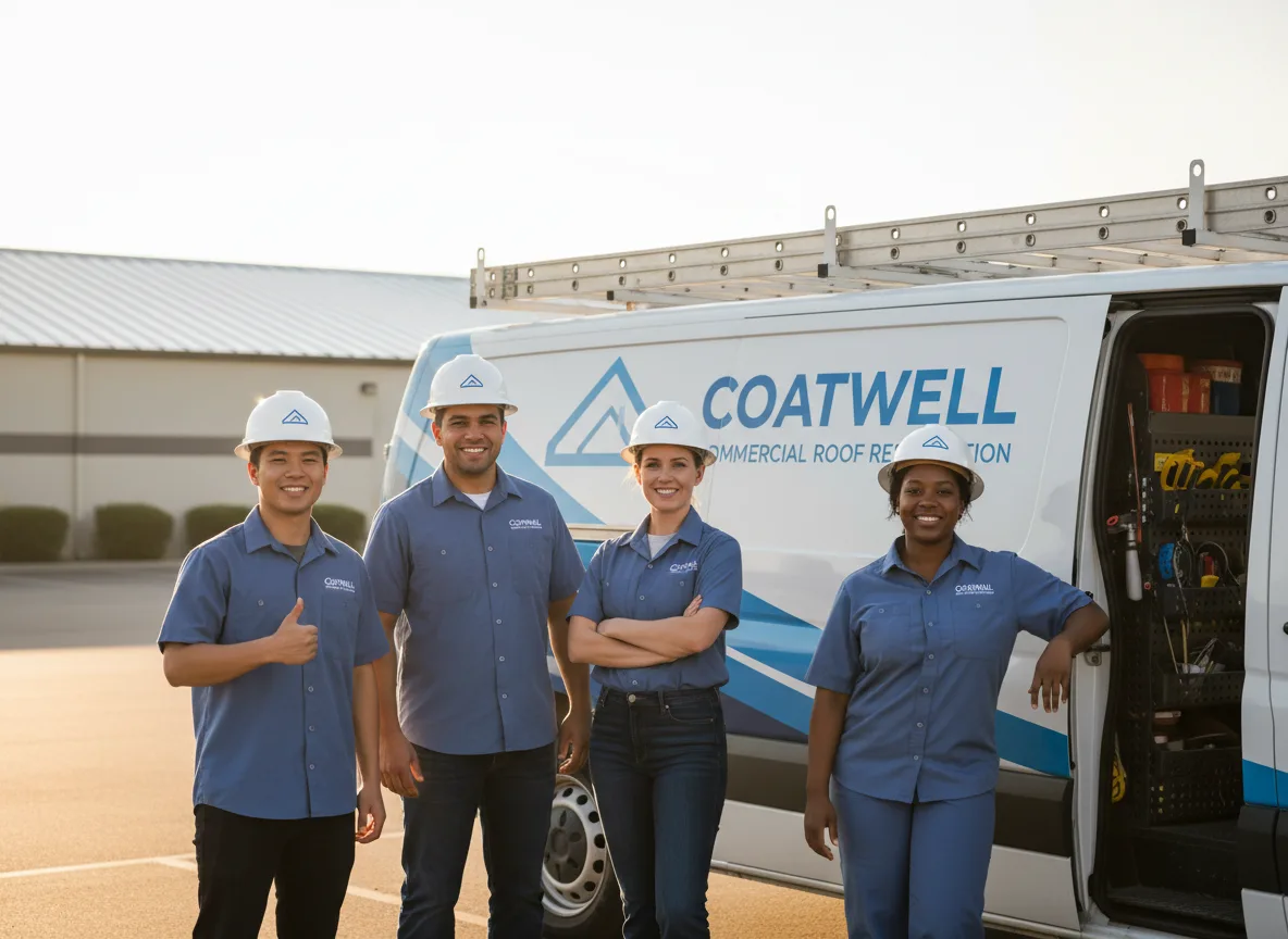 Commercial roof coating company in Laurel, NY
